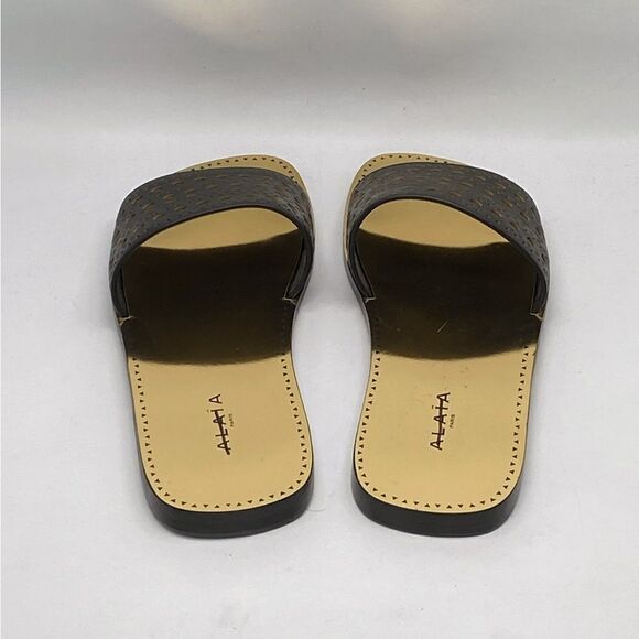 Alaia Laser-cut leather slides size 35 - Picture 7 of 15